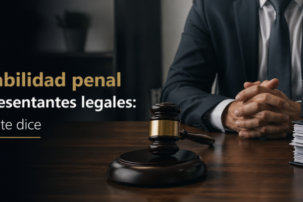 Responsabilidad penal de los representantes legales: Lo que nadie te dice