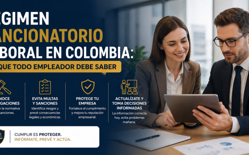 Régimen sancionatorio laboral en Colombia: Lo que todo empleador debe saber