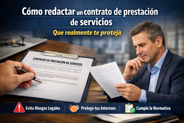 Cómo redactar un contrato de prestación de servicios que realmente te proteja