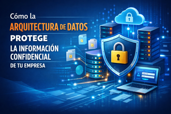 Cómo la arquitectura de datos protege la información confidencial de tu empresa