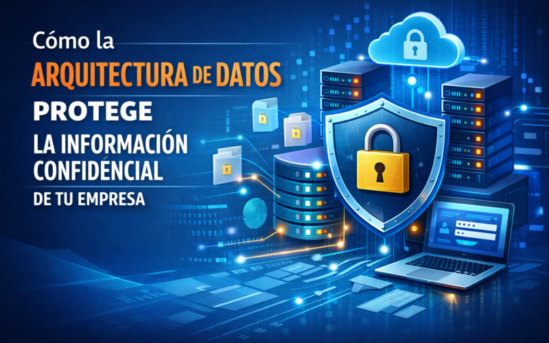 Cómo la arquitectura de datos protege la información confidencial de tu empresa