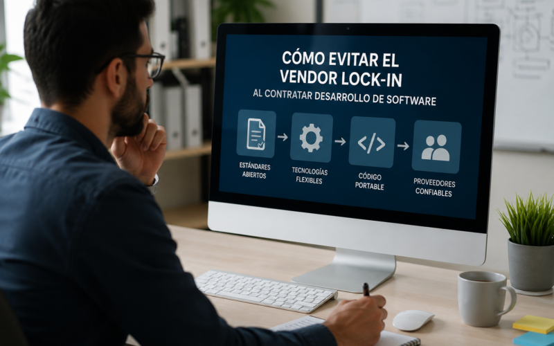 Cómo evitar el vendor lock-in al contratar desarrollo de software