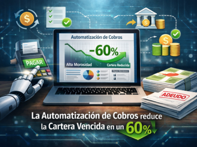 Cómo la automatización de cobros reduce la cartera vencida en un 60%